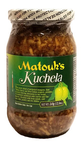 Matouk's frasco frontal mostrando etiqueta auténtica y tamaño práctico