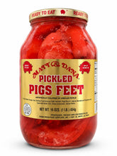 Matt & Dana frasco entero de Pickled Pigs Feet en vidrio, conserva sabor auténtico