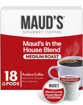 MAUD'S caja frontal de 18 cápsulas mostrando el diseño y conveniencia