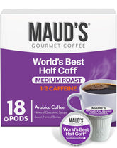 MAUD'S caja frontal 18 cápsulas mostrando diseño y cantidad