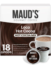 Maud's caja frontal 18 cápsulas mostrando diseño y conveniencia