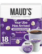 MAUD'S caja frontal de 18 cápsulas mostrando diseño y cantidad