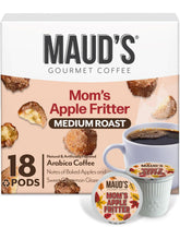 MAUD'S caja frontal Apple Fritter mostrando diseño y beneficios