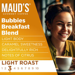 MAUD'S cápsula insertada en máquina mostrando facilidad de uso