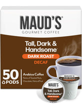 MAUD'S empaque frontal 50 cápsulas, conveniencia y sabor consistente