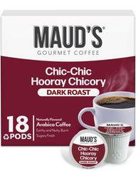 MAUD'S vista frontal del paquete de 18 cápsulas mostrando diseño y marca