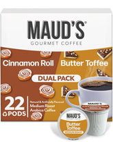 Maud's empaque frontal mostrando 22 cápsulas y diseño atractivo