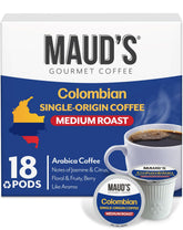 MAUD'S paquete frontal con 18 cápsulas mostrando presentación y conveniencia