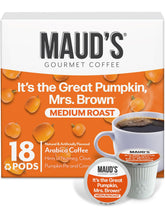 MAUD'S frontal del pack de cápsulas Pumpkin Spice mostrando diseño y cantidad