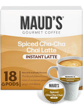 Maud's paquete frontal mostrando 18 cápsulas y beneficio de conveniencia