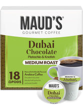 Maud's envase frontal mostrando diseño y cantidad, conveniencia para el hogar