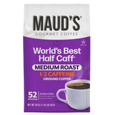 Maud's paquete frontal mostrando diseño y beneficio sabor completo