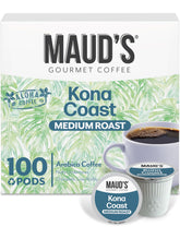 Maud's paquete frontal mostrando diseño y cantidad 100ct, conveniencia visual