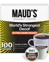 MAUD'S empaque frontal de 100 cápsulas mostrando el diseño y conveniencia