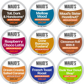 MAUD'S empaque frontal mostrando 80 cápsulas y variedad, conveniencia inmediata