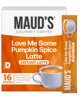 Maud's paquete frontal mostrando 16 sobres, conveniencia inmediata