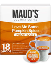 Maud's vista frontal del paquete mostrando 18 cápsulas y beneficios aromáticos