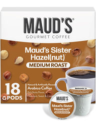 MAUD'S frente del empaque mostrando 18 cápsulas y beneficio fresco