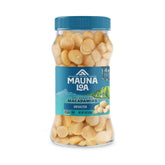 Mauna Loa frasco frontal mostrando macadamias sin sal y fácil acceso
