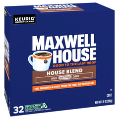 MAXWELL HOUSE detalle de una cápsula K-Cup® que facilita la preparación rápida