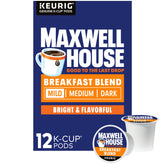 MAXWELL HOUSE paquete frontal mostrando diseño y ventajas, facilitando compra rápida