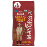 Mayorga bolsa frontal mostrando 5 lb y diseño, beneficio frescura y cantidad