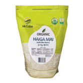 McCabe paquete frontal mostrando sello orgánico y beneficios nutritivos
