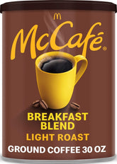 McCafe lata frontal mostrando el envase y la marca para compra confiable