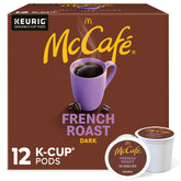 McCafe caja frontal mostrando 12 cápsulas y marca, conveniencia inmediata