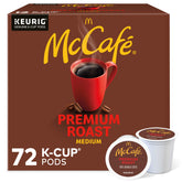 McCafé frente del empaque mostrando 72 cápsulas y beneficios de sabor