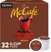 McCafé frente del pack mostrando diseño y 32 cápsulas, conveniencia inmediata