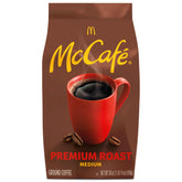 McCafé paquete frontal 30 oz mostrando marca y beneficio frescura