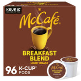 McCafé paquete frontal de 96 cápsulas mostrando diseño y cantidad