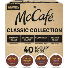McCafé paquete frontal mostrando variedad y conveniencia