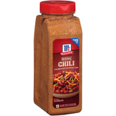 McCormick mezcla chili 22 oz vista frontal con envase claro y atractivo