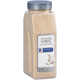 McCormick Culinary envase frontal de ajo granulado muestra tamaño práctico
