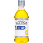 McCormick Culinary frente del envase mostrando botella y marca, añade sabor consistente