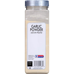 McCormick Culinary textura fina del polvo de ajo destacando mezcla uniforme