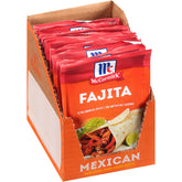 McCormick sazonador fajita pack frontal muestra conveniencia