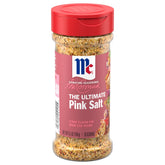 McCormick frasco frontal del sazonador mostrando etiqueta y utilidad