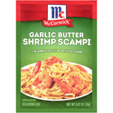 McCormick paquete frontal mostrando mezcla para scampi y conveniencia