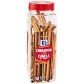 McCormick palitos de canela frente del envase mostrando confianza