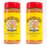Meat Church frascos frontales mostrando el combo Honey Hog y su conveniencia