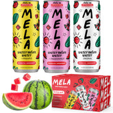 Mela frontal pack 12 mostrando latas variadas y conveniencia