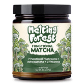 Melting Forest matcha frente del empaque mostrando porciones y diseño
