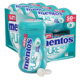 MENTOS botella frontal wintergreen mostrando diseño y frescura inmediata