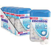 Mentos botella frontal mostrando etiqueta y beneficio de frescura