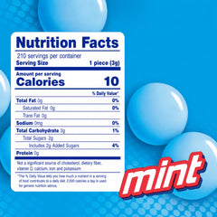 Mentos detalle de textura masticable y apariencia apetitosa