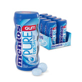 Mentos botella frontal mostrando Fresh Mint y formato práctico para llevar