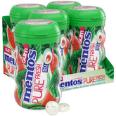 Mentos botella frontal con chicles sandía para frescor portátil